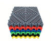 5cm Thick Interlocking Car Wash Floor Grate, Non-Slip Plastic Drainage Grid Mat for Auto Detailing Shop