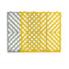 Colored 4cm Interlocking Plastic Drainage Grates, Anti-Slip Car Wash Floor Tiles for Auto Detailing & 4S Service Centers