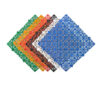 4cm Thick Coin Pattern Interlocking Plastic Floor Grate, Non-Slip Drainage Grid Mat for Car Wash & Workshop