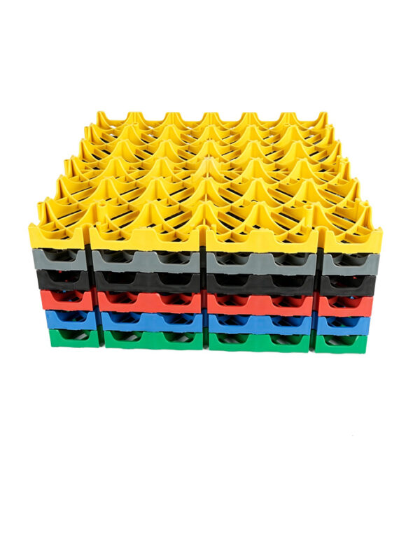 3.0cm Thick PP Interlocking Car Wash Floor Grates | Heavy-Duty No-Dig Plastic Drainage Mats for 4S Shops & Garages