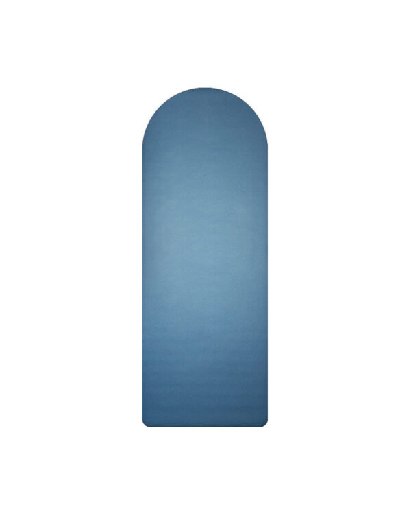 Natural Rubber Elliptical & Half-Moon PU Yoga Mat, Professional Non-Slip Sweat Absorbent Wear-Resistant Pilates Exercise Mat