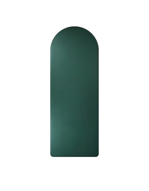 Natural Rubber Elliptical & Half-Moon PU Yoga Mat, Professional Non-Slip Sweat Absorbent Wear-Resistant Pilates Exercise Mat
