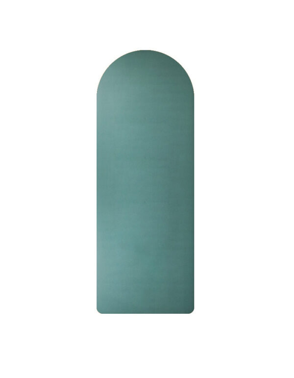 Natural Rubber Elliptical & Half-Moon PU Yoga Mat, Professional Non-Slip Sweat Absorbent Wear-Resistant Pilates Exercise Mat