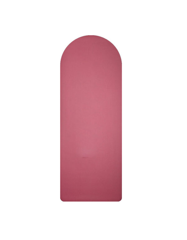 Natural Rubber Elliptical & Half-Moon PU Yoga Mat, Professional Non-Slip Sweat Absorbent Wear-Resistant Pilates Exercise Mat