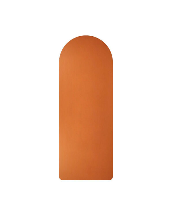 Natural Rubber Elliptical & Half-Moon PU Yoga Mat, Professional Non-Slip Sweat Absorbent Wear-Resistant Pilates Exercise Mat