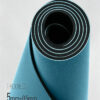 5mm Oval Coconut Fiber PU Natural Rubber Yoga Mat - Sweat Absorbing Non Slip Exercise Pad for Pilates & Home Workouts