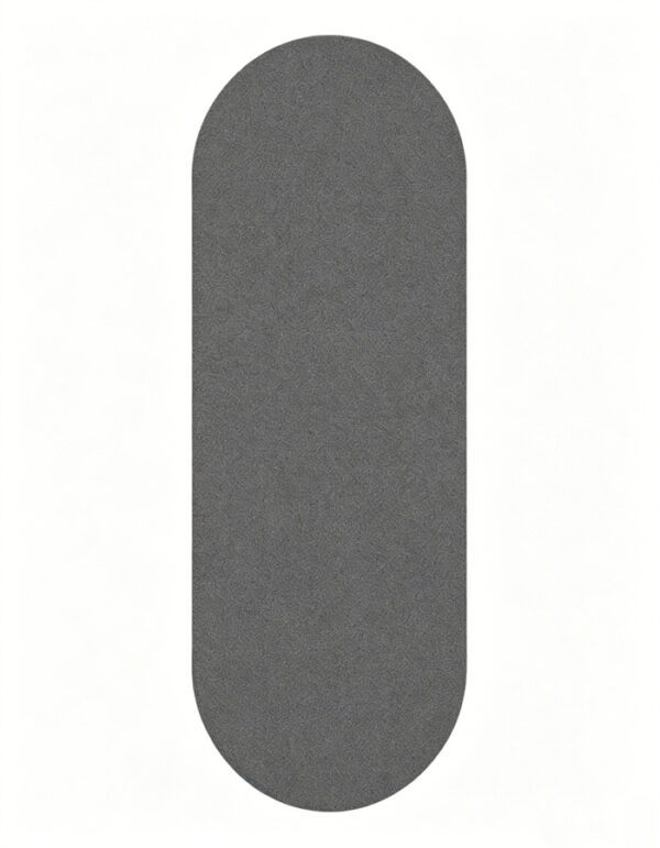 5mm Oval Coconut Fiber PU Natural Rubber Yoga Mat - Sweat Absorbing Non Slip Exercise Pad for Pilates & Home Workouts