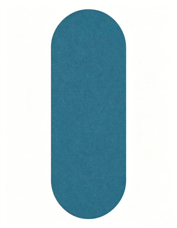 5mm Oval Coconut Fiber PU Natural Rubber Yoga Mat - Sweat Absorbing Non Slip Exercise Pad for Pilates & Home Workouts