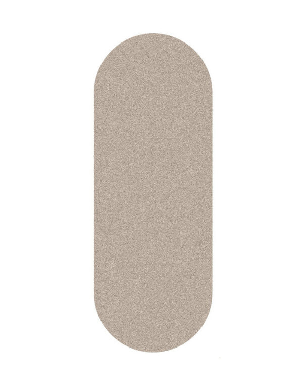 5mm Oval Coconut Fiber PU Natural Rubber Yoga Mat - Sweat Absorbing Non Slip Exercise Pad for Pilates & Home Workouts