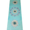 Extra Long Wide 5mm PU Printed Yoga Mat, Eco Friendly Natural Rubber Sweat Absorbent Workout Mat Personalized Custom Design